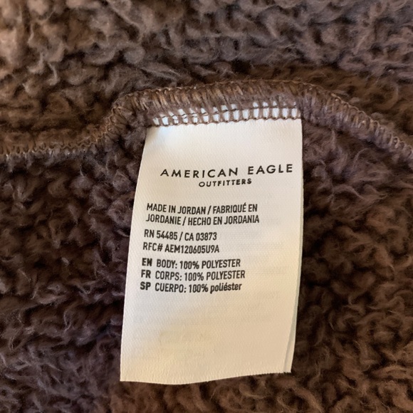American Eagle Sherpa Hoodie - Picture 4 of 4